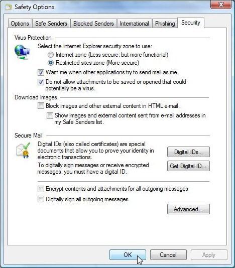 windows live mail stopped receiving emails