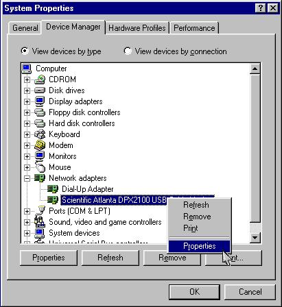 Open networks modems driver compatible